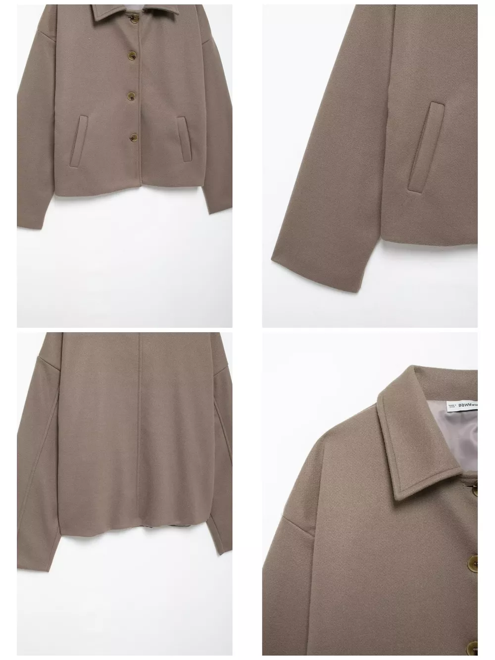 Button-Up Dropped Shoulder Outerwear, image 6