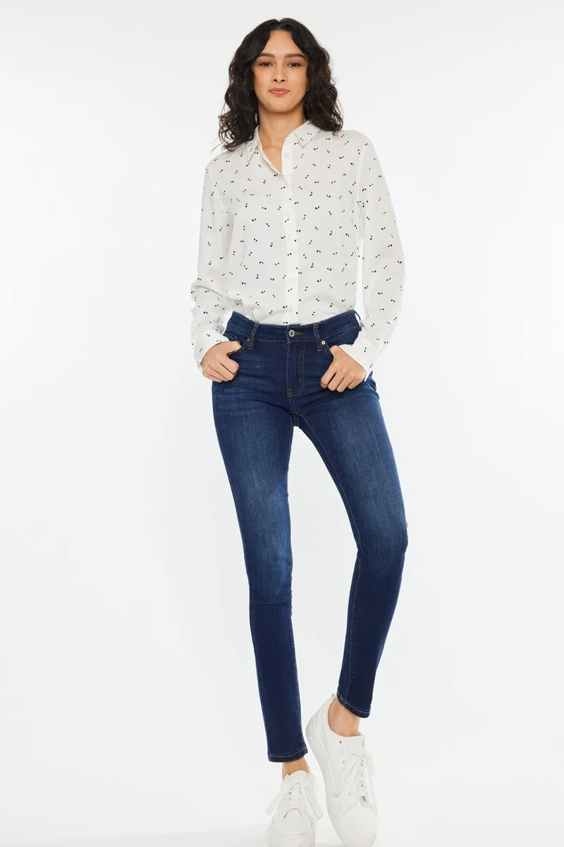 Mid Rise Super Skinny Jeans, image 2