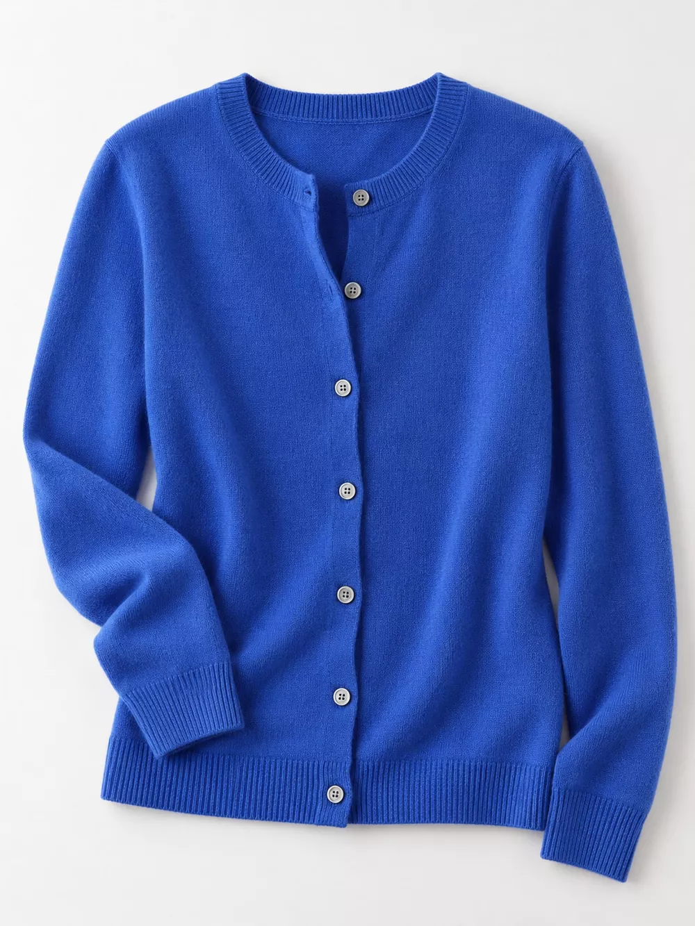 Crew-Neck Button-Down Cardigan, image 78