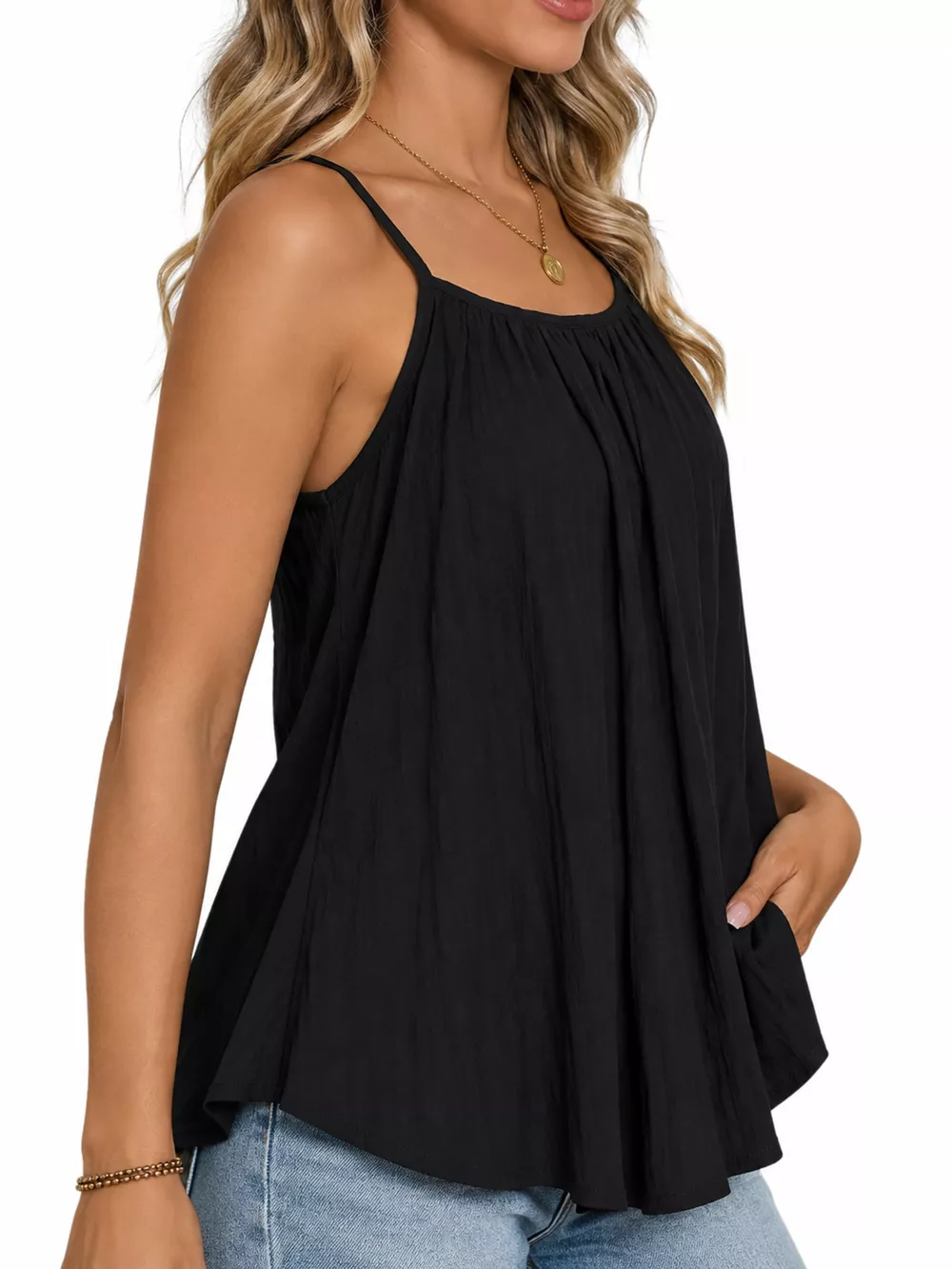 Casual Textured Cami, image 5
