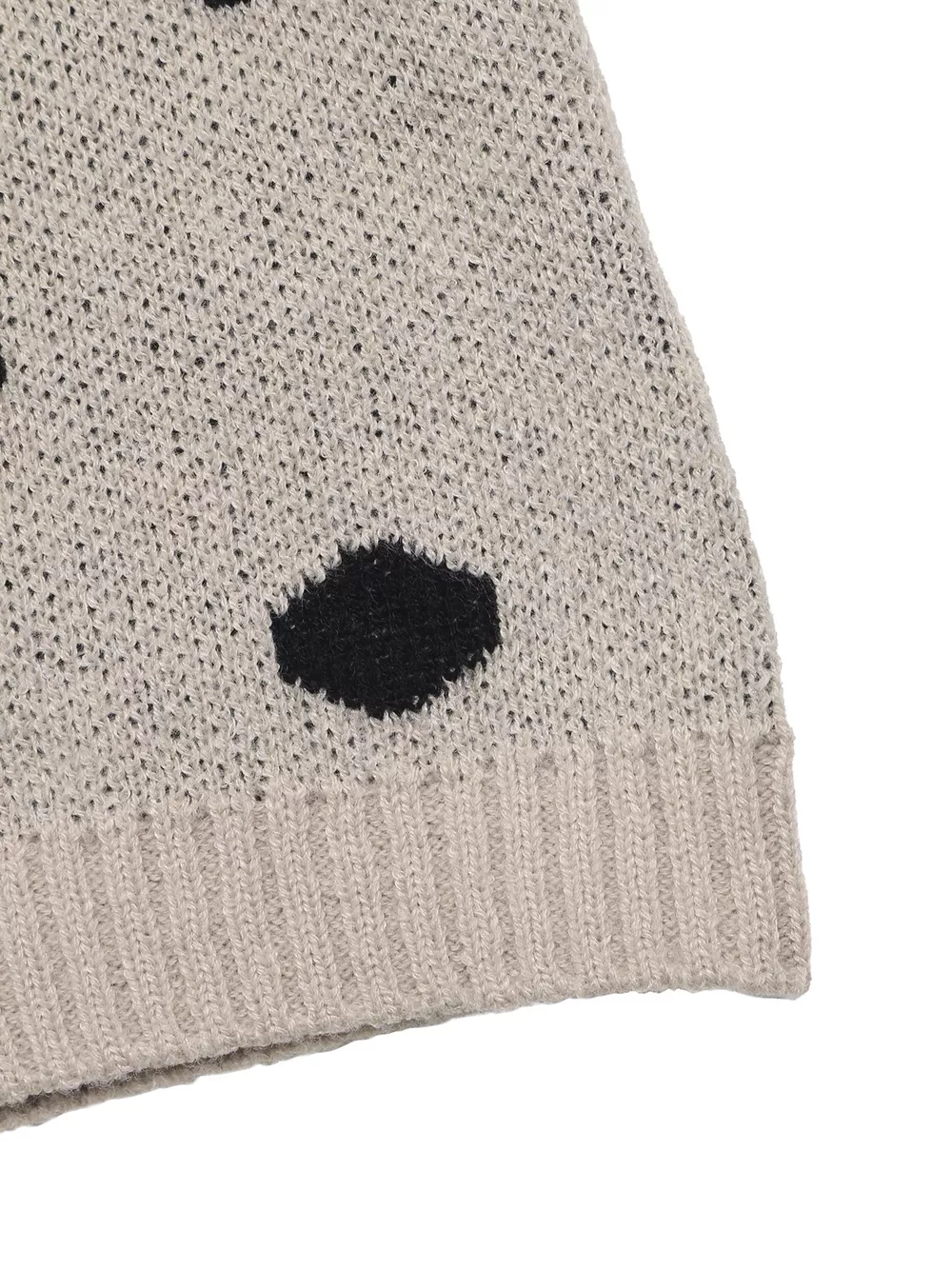 Polka Dot Dropped Shoulder Sweater, image 9