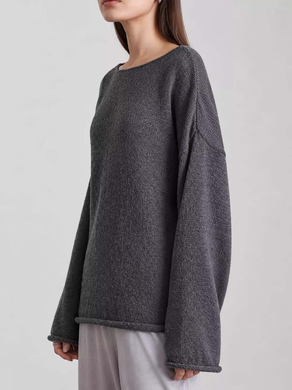 Full Size Sheer Lightweight Knit Top Plus Size, image 25