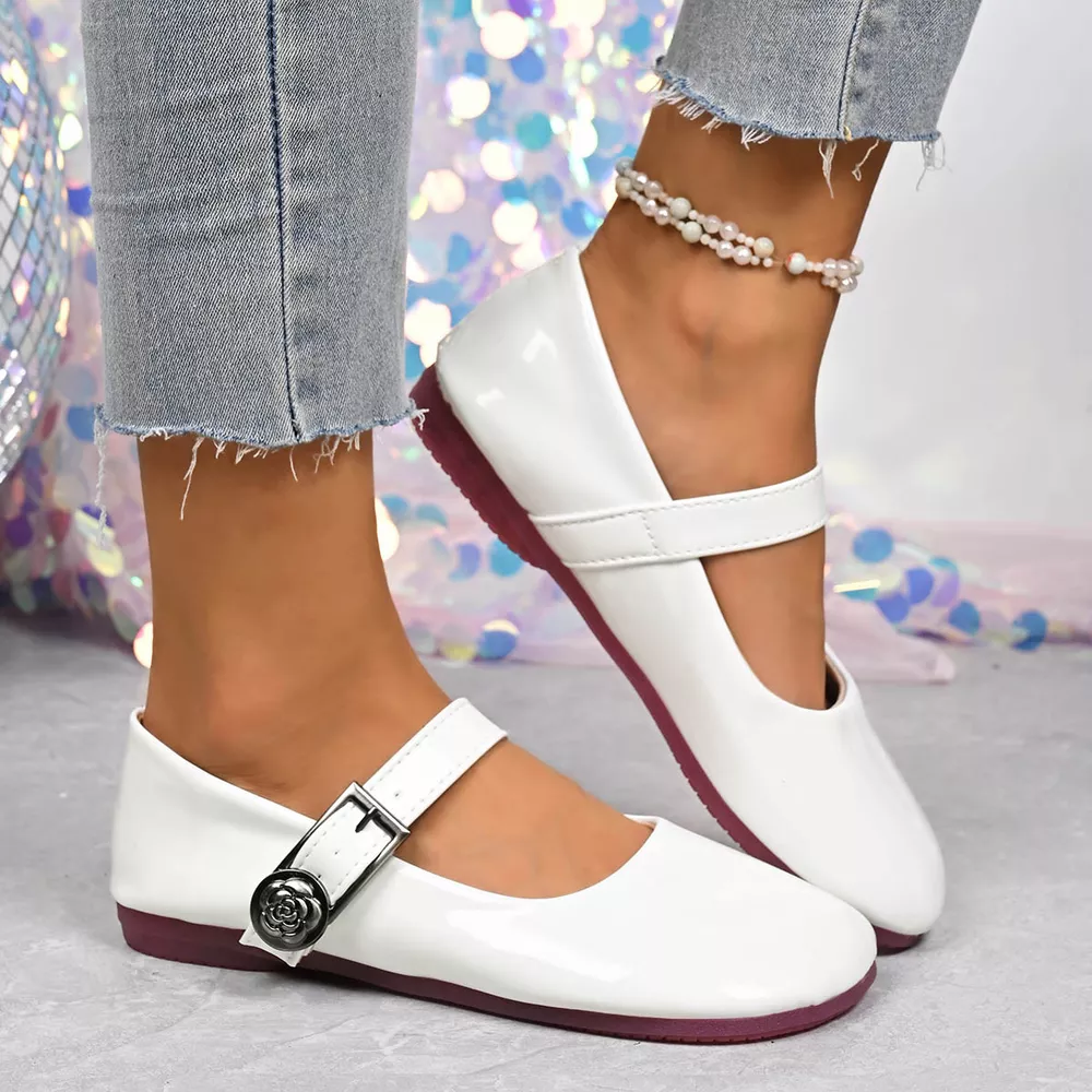 Buckle Strap Mary Jane Loafers, image 2