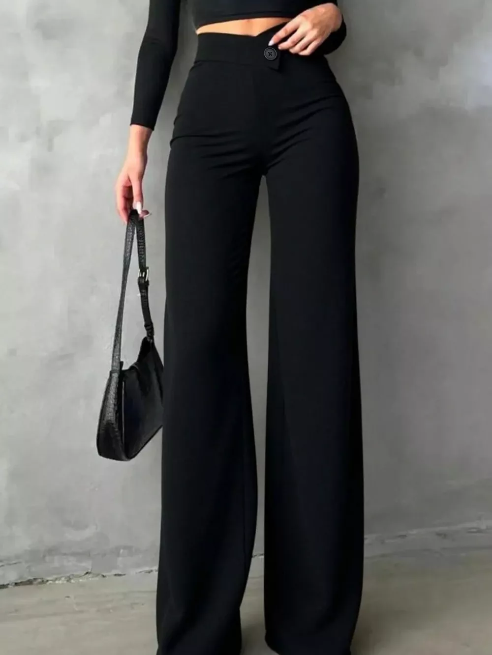 High Waist Wide Leg Pants, image 2
