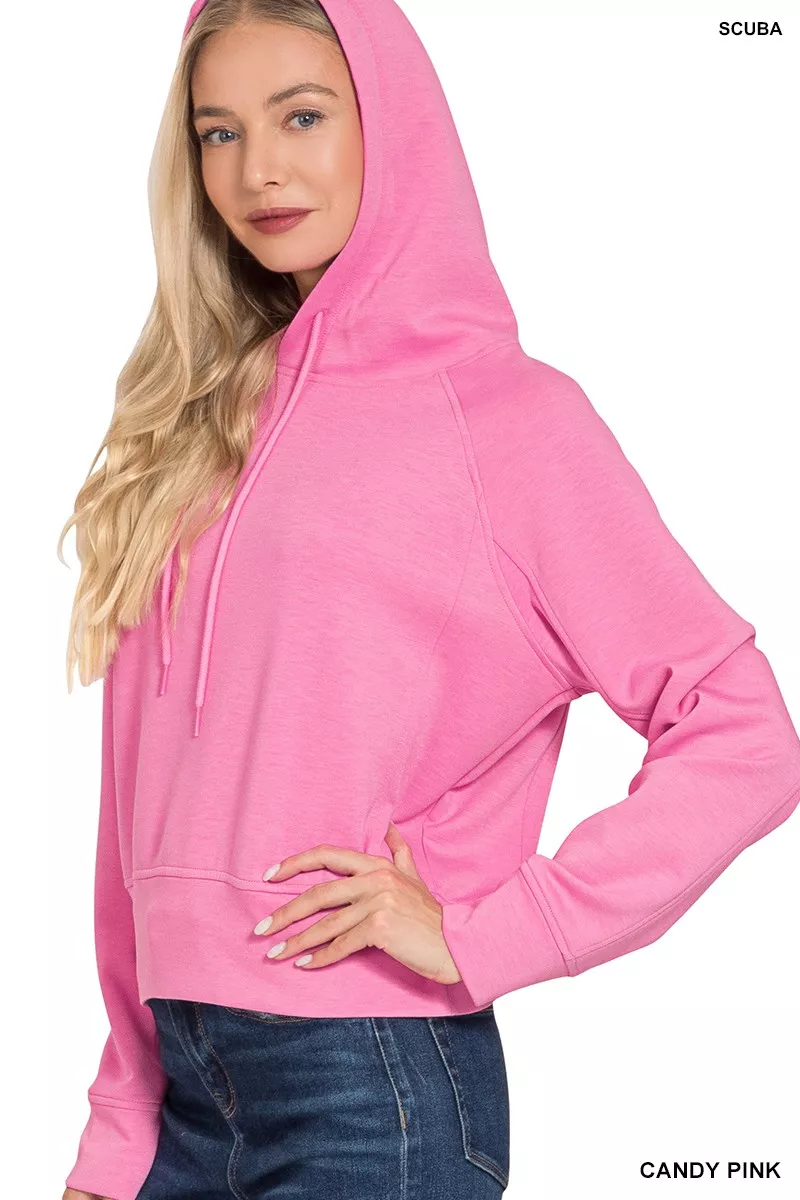 Drawstring Scuba Hoodie, image 3
