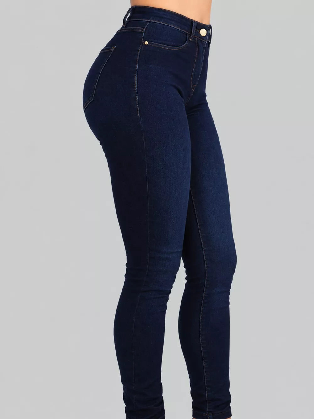 High-Waisted Sculpting Skinny Jeans, image 3
