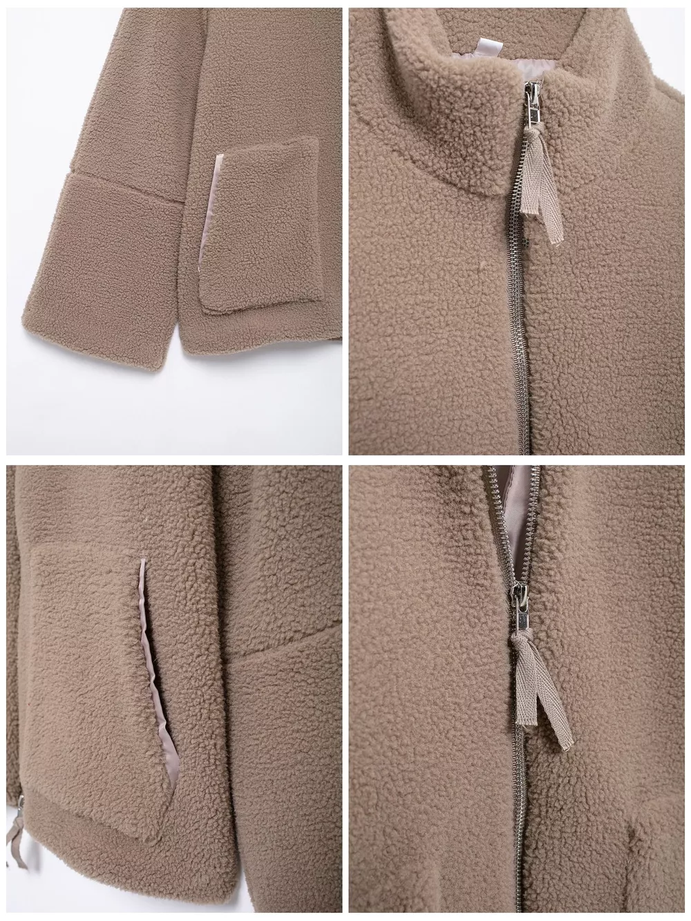 Sherpa Zip-Up Outerwear, image 36