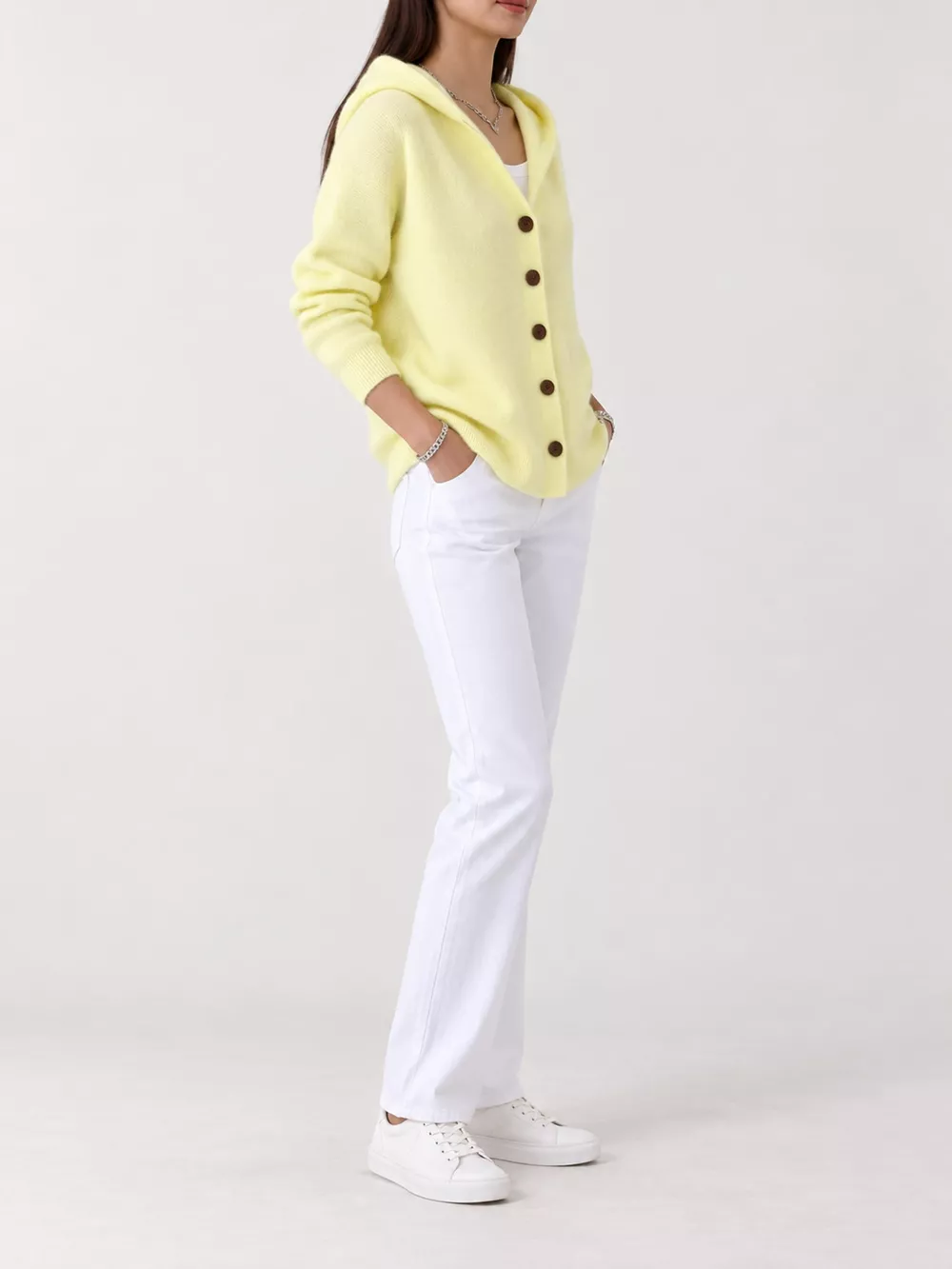 Full Size Hooded Button-Down Knit Cardigan Plus Size, image 25