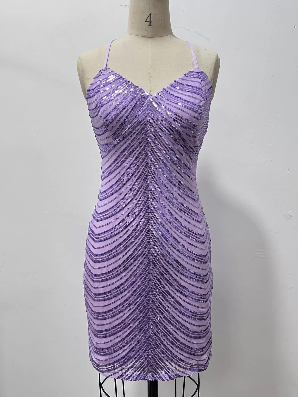Sleeveless Sequin Embellished Bodycon Mini Cami Dress, image 26
