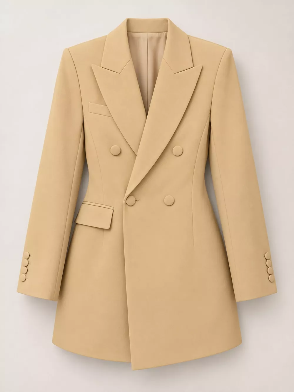 Full Size Double-Breasted Slim-Fit Blazer Plus Size, image 22