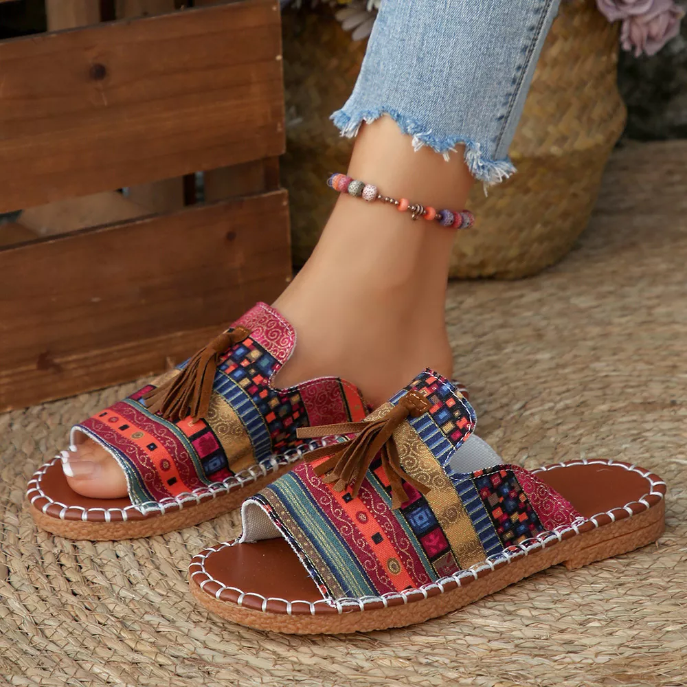 Tassel Open Toe Sandals, image 12