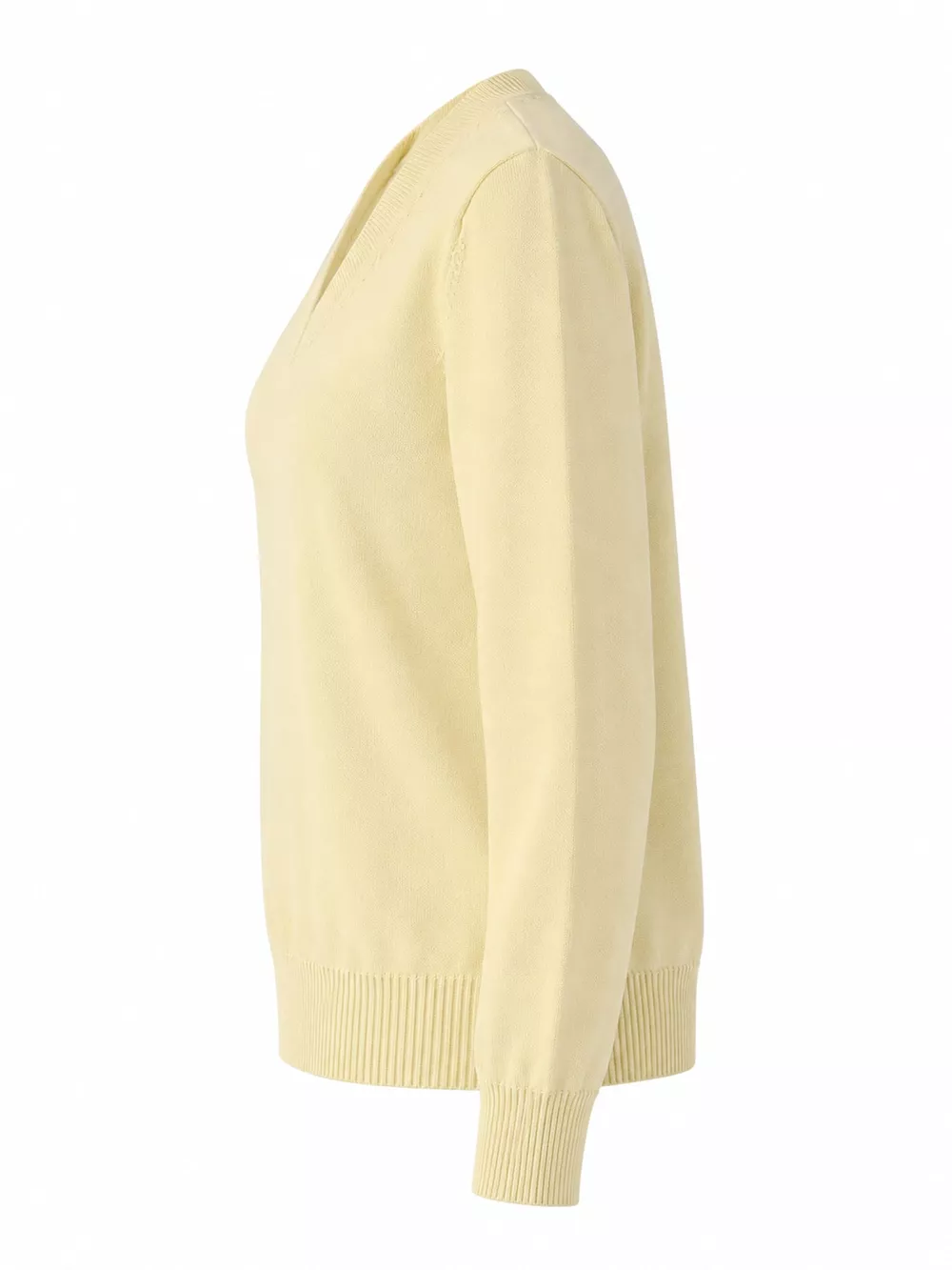 Full Size V-Neck Long Sleeve Sweater Plus Size, image 5