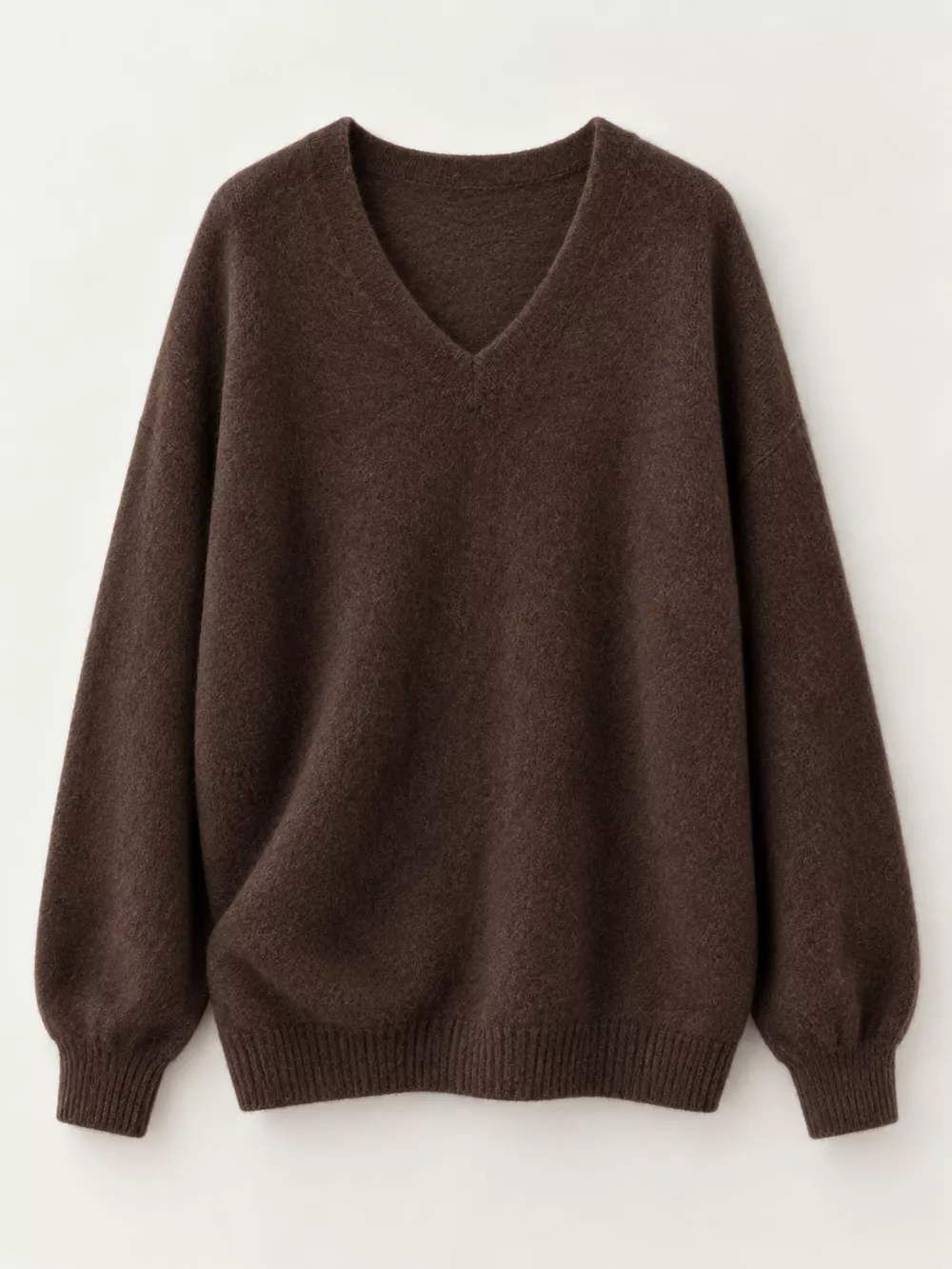 V-Neck Dropped Shoulder Sweater, image 19