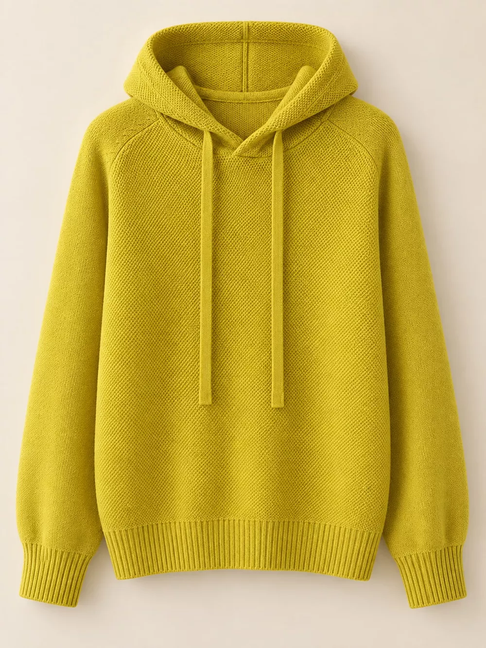 Drawstring Long Sleeve Hooded Knit Sweater, image 24