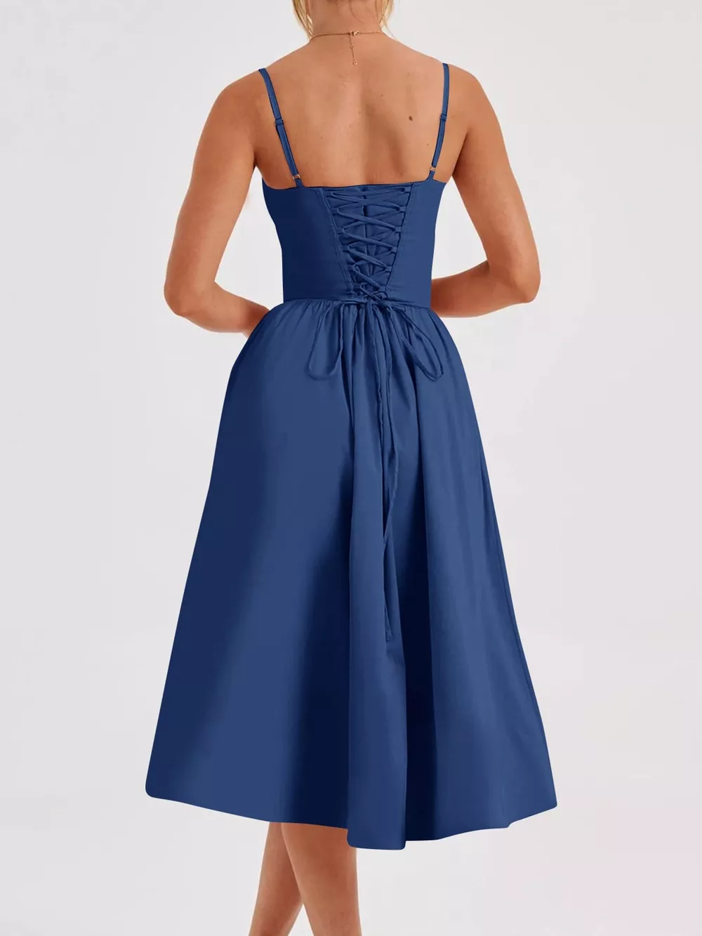 Sweetheart Neck Midi Cami Dress, image 13
