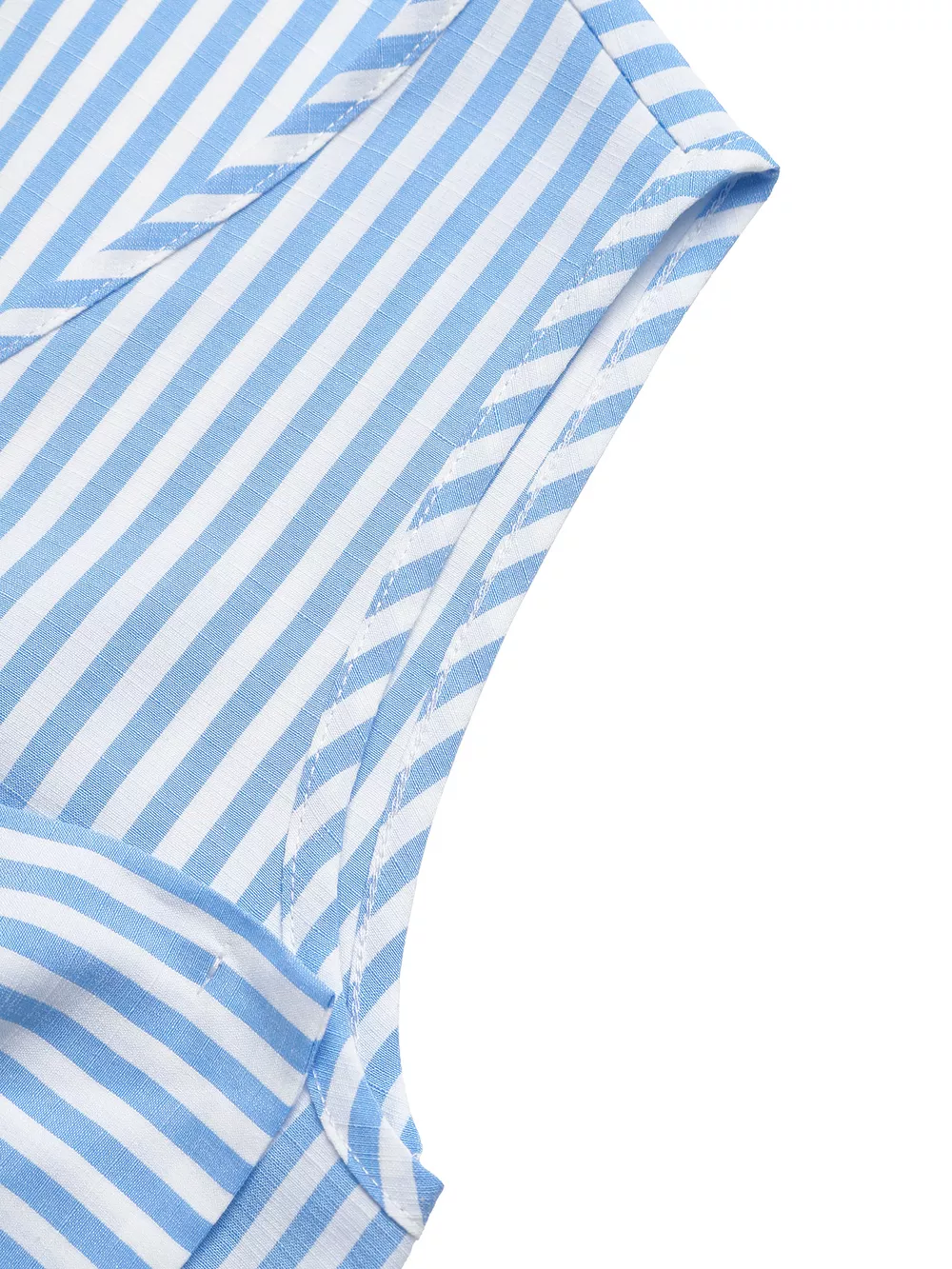 Striped Bowknot Sleeveless Top & Shorts Set, image 9