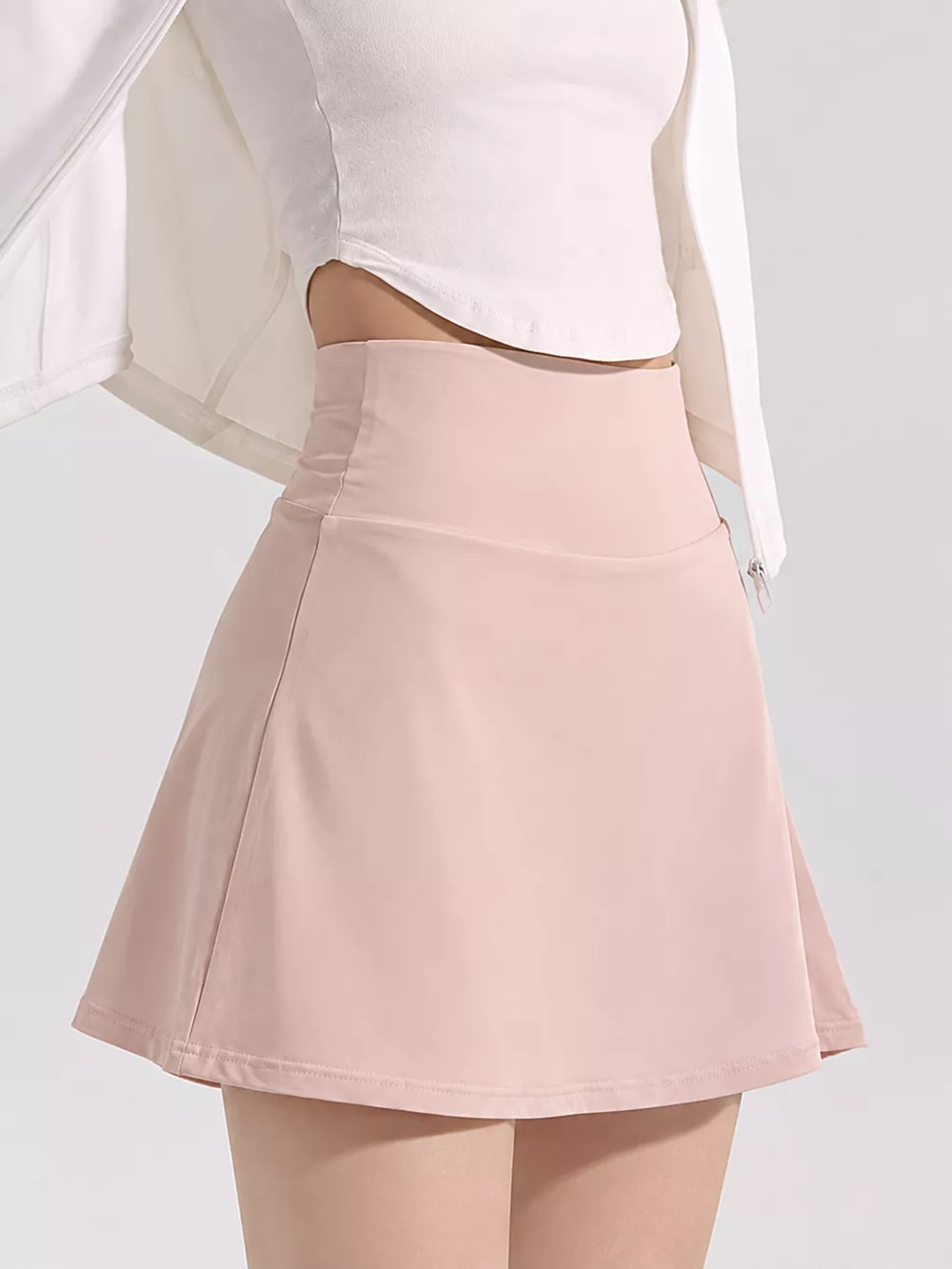 High-Waisted Pleated Active Skirt, image 29