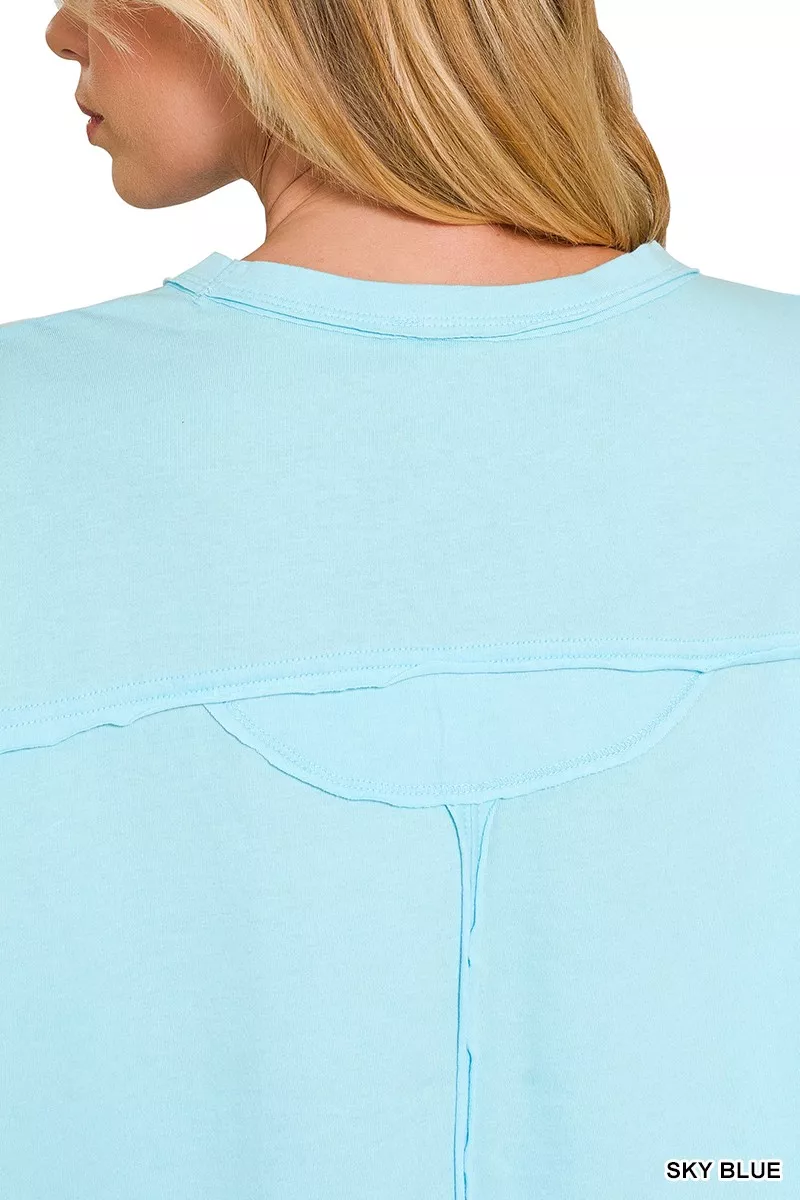 Exposed Seam Boxy Top, image 2