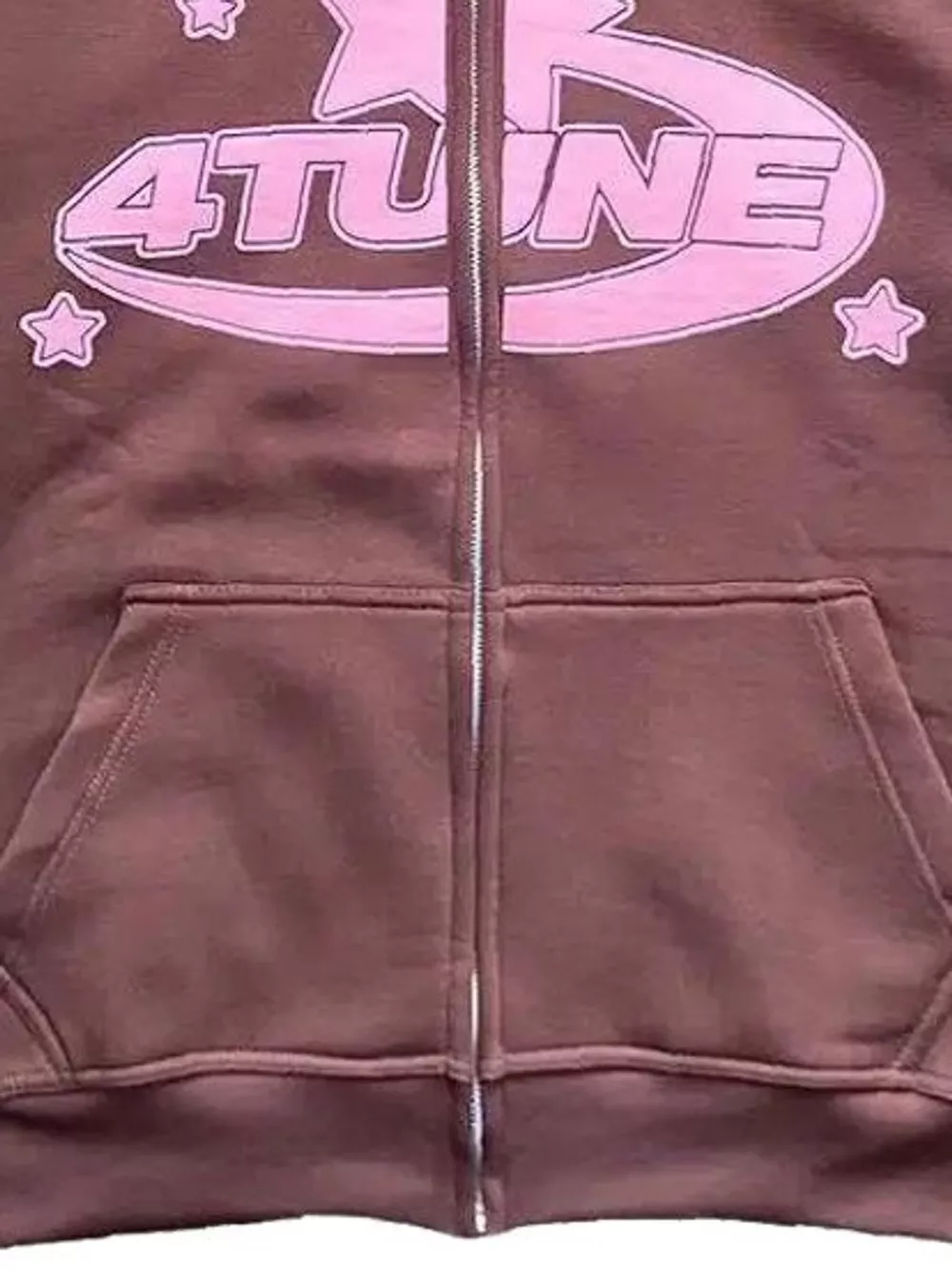 Full Size Letter Graphic Zip Up Hoodie Plus Size, image 6