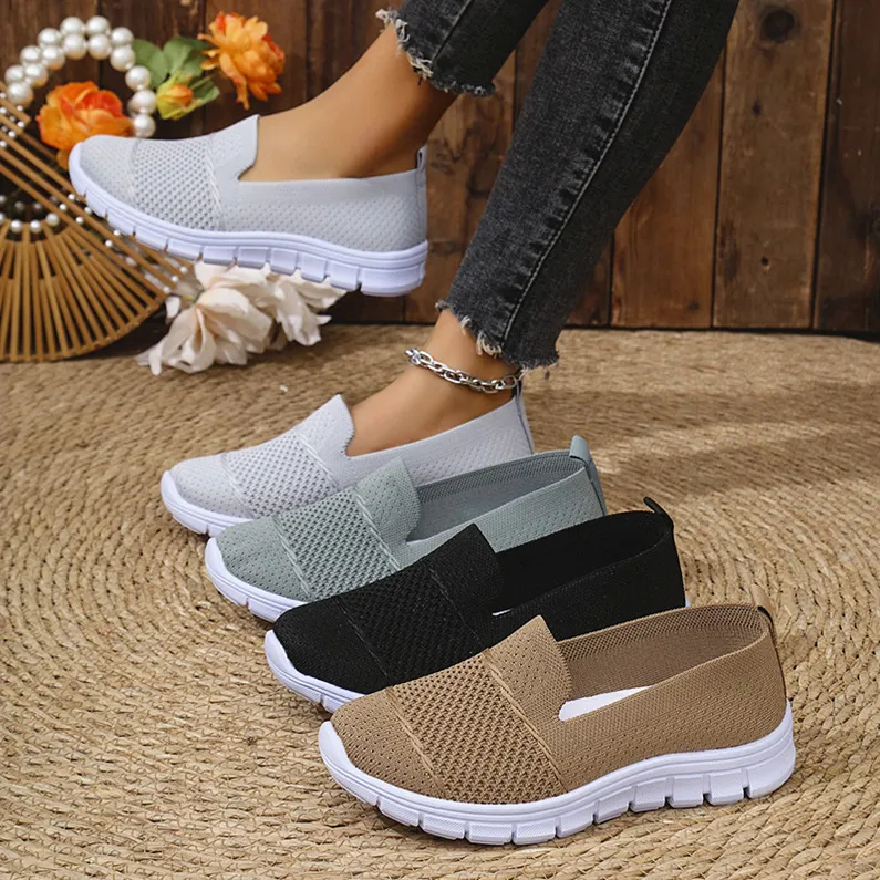 Breathable Mesh Athletic Slip-Ons, image 2