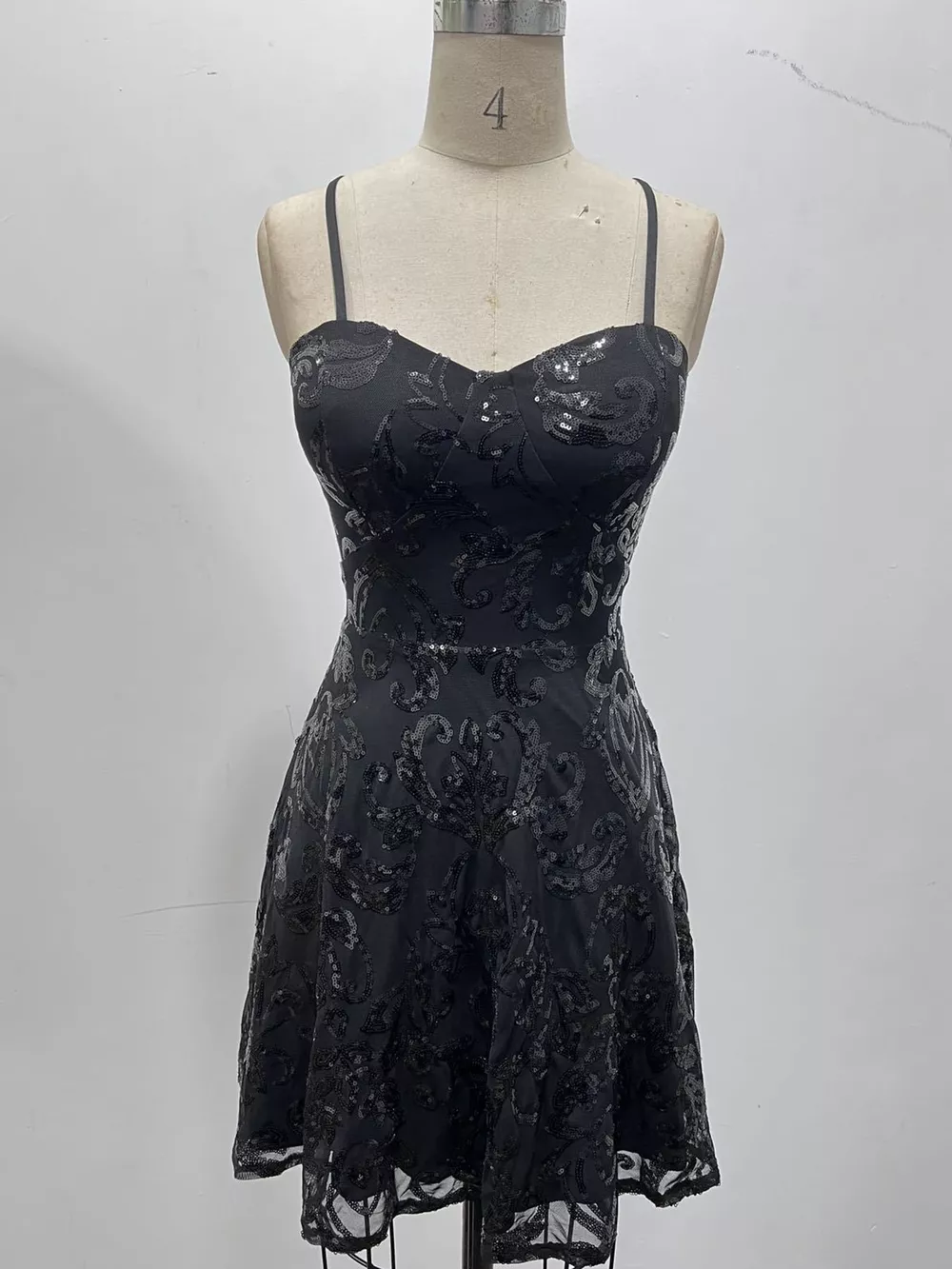 Sequin Embellished Mini Dress, image 9