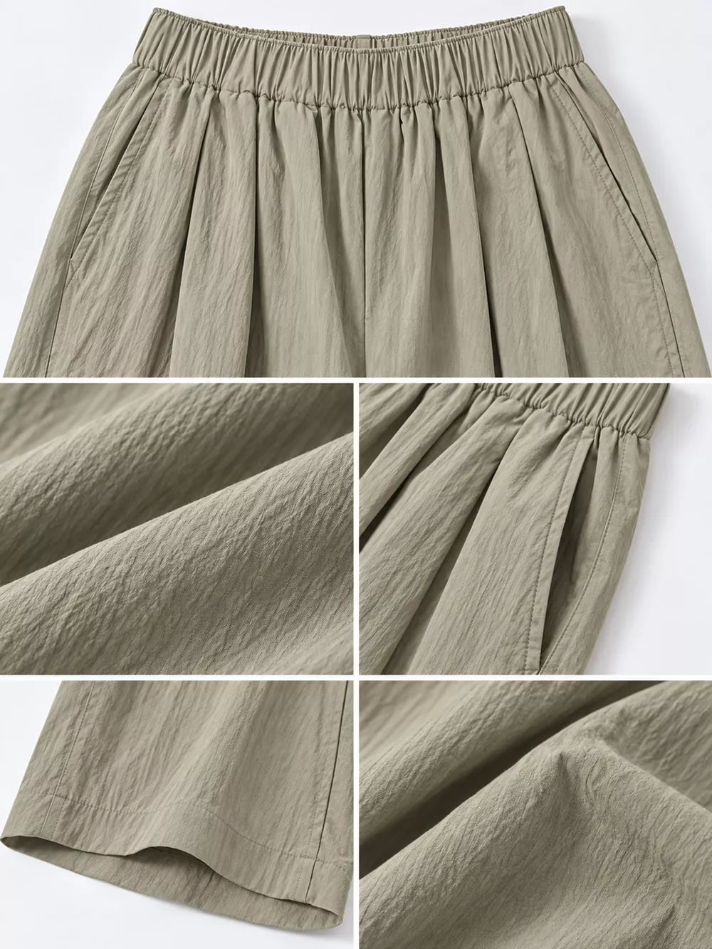 High-Waisted Loose Fit Wide-Leg Casual Pants, image 10