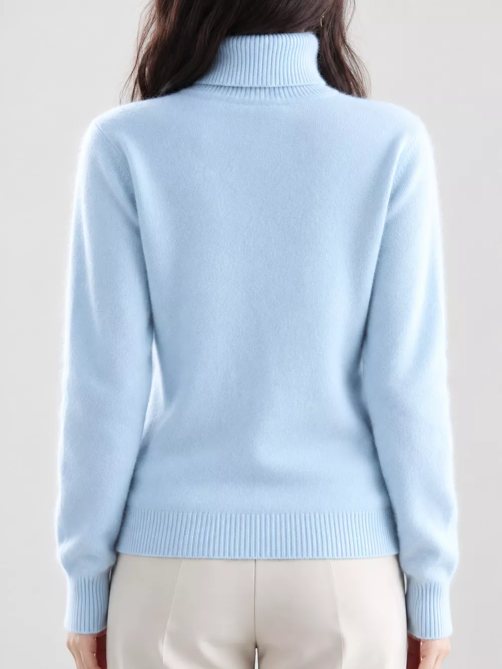 Full Size Turtleneck Long Sleeve Sweater Plus Size, image 28