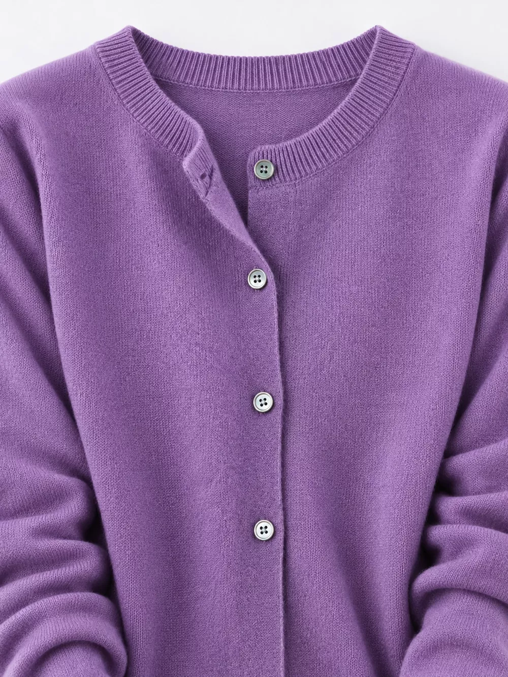 Crew-Neck Button-Down Cardigan, image 66