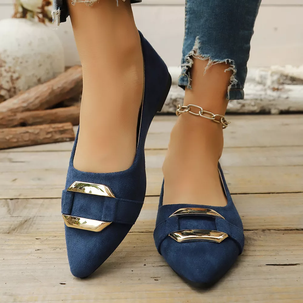 Point Toe Flats Slip-Ons, image 2