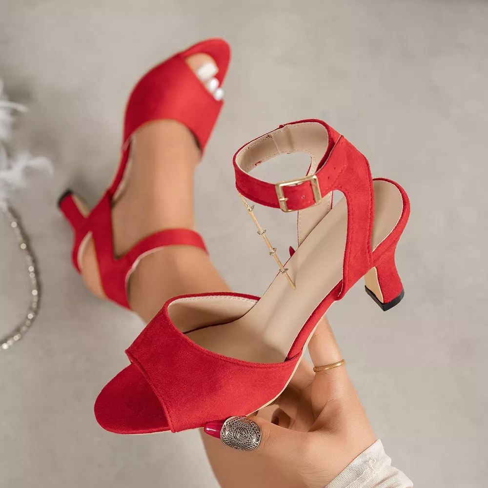 Ankle Strap High Heel Sandals, image 2