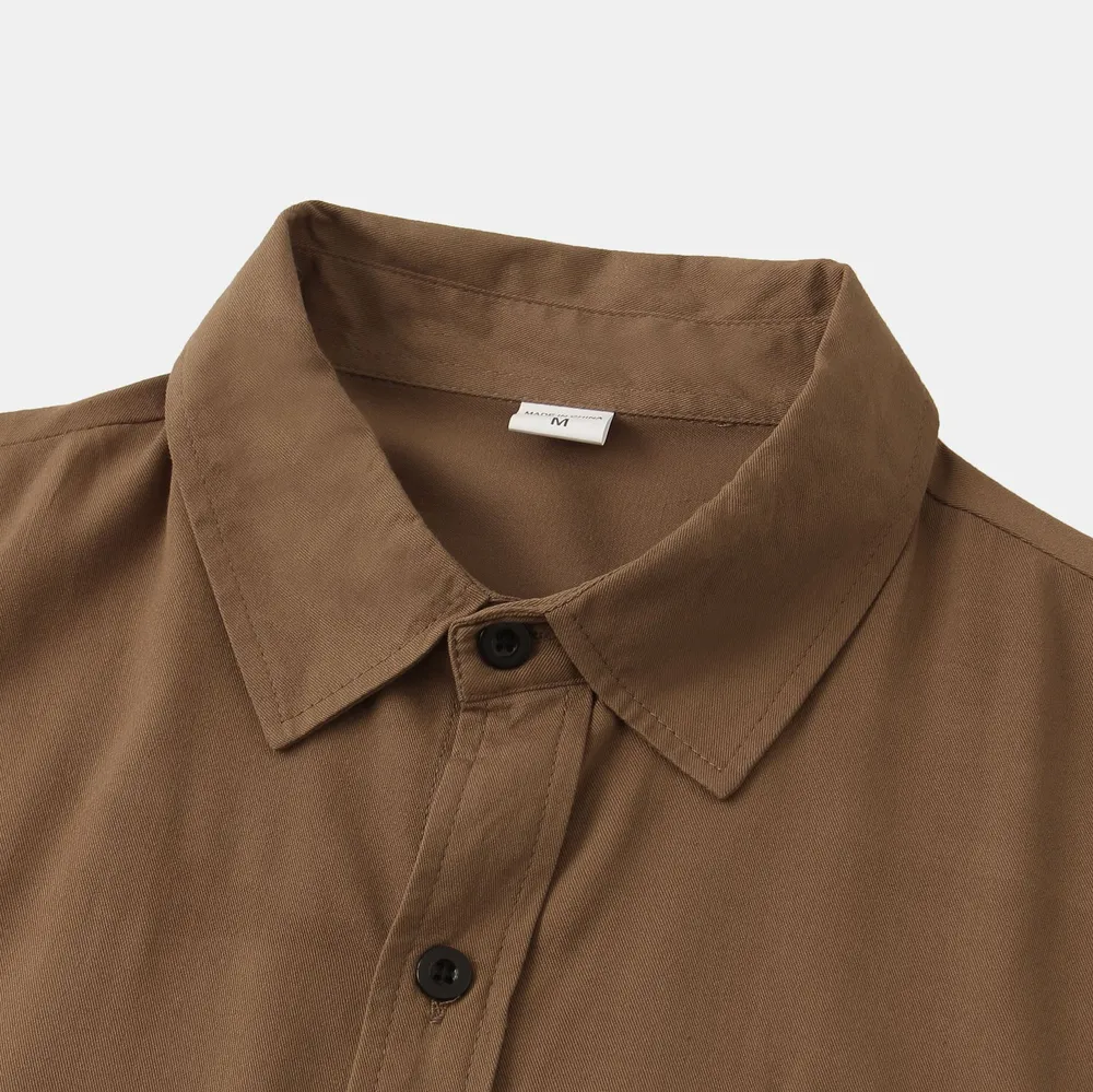 Men's Plus Size Casual Short Sleeve Button Down Shirt, image 11
