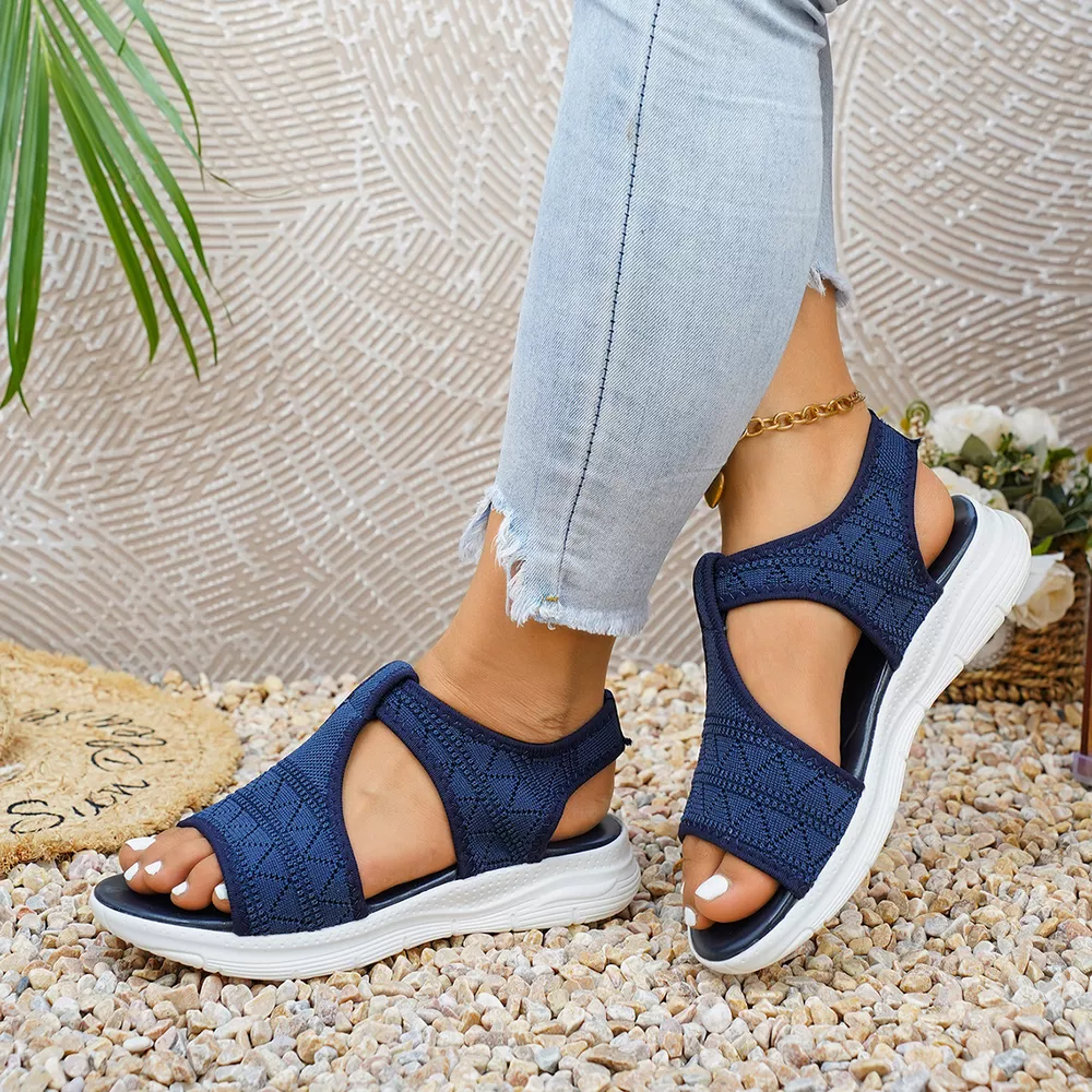 Open Toe Flats Sandals, image 12