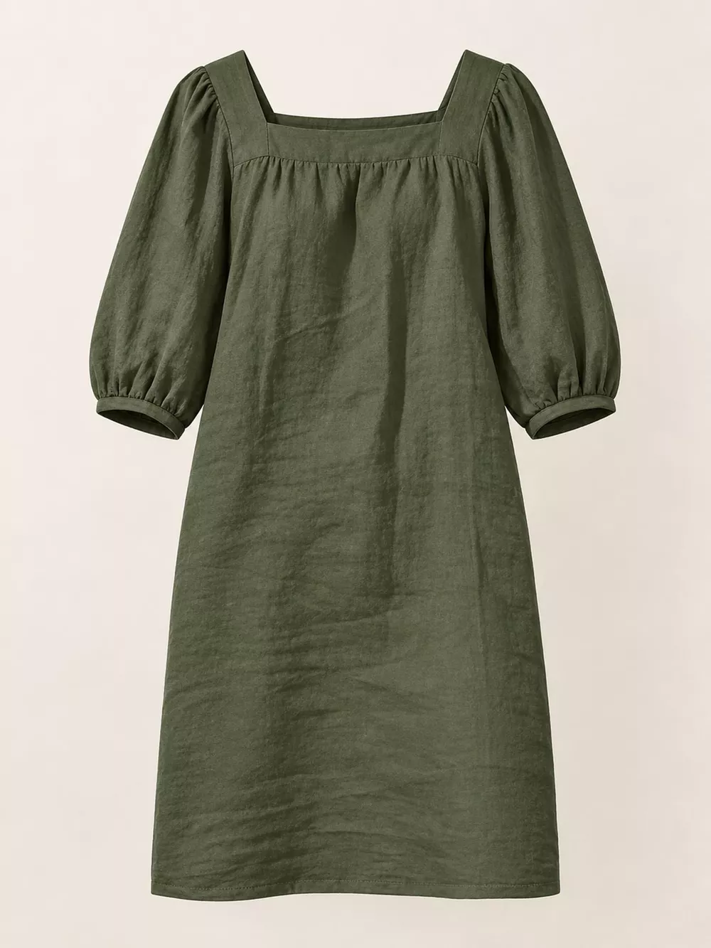 Square Neck Puff Sleeve Mini Dress, image 14