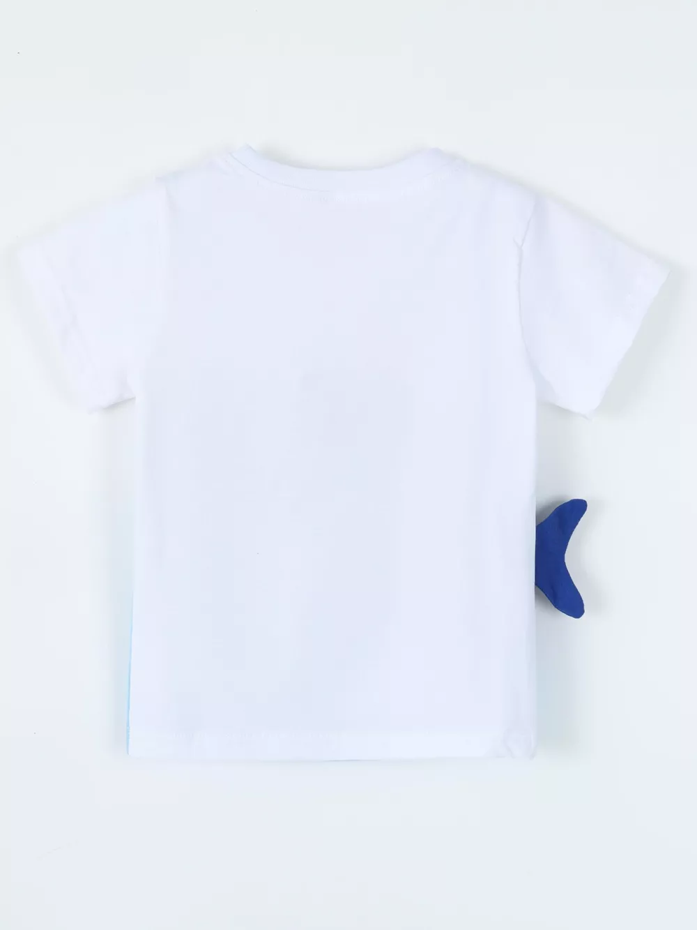 Children's Shark Graphic Round Neck T-Shirt, image 3