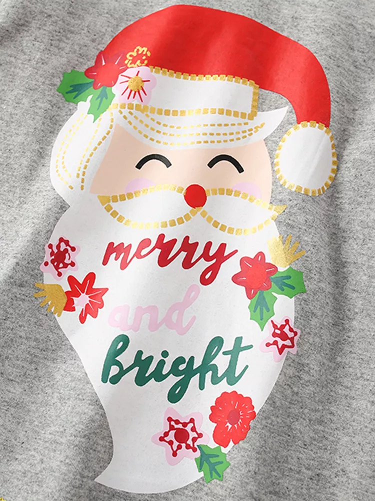 Children's Christmas Santa Long Sleeve Pajama Set, image 2