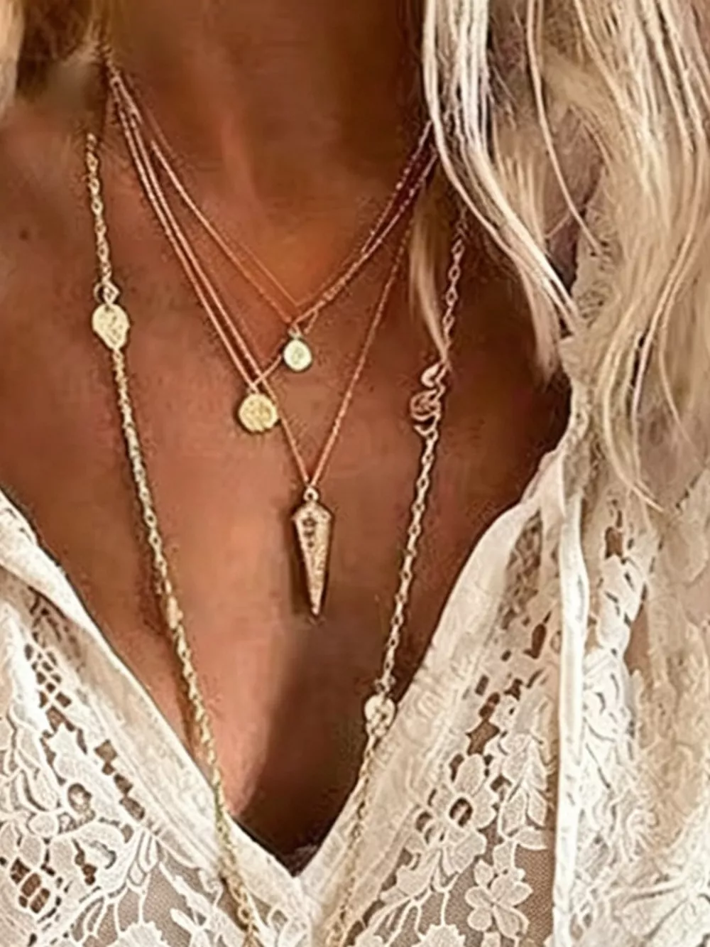 Lace Long Sleeve Blouse, image 4