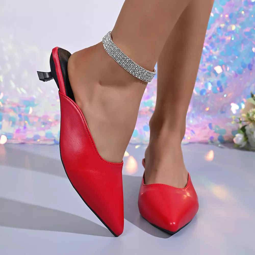 Point Toe Low Heels Sandals, image 6