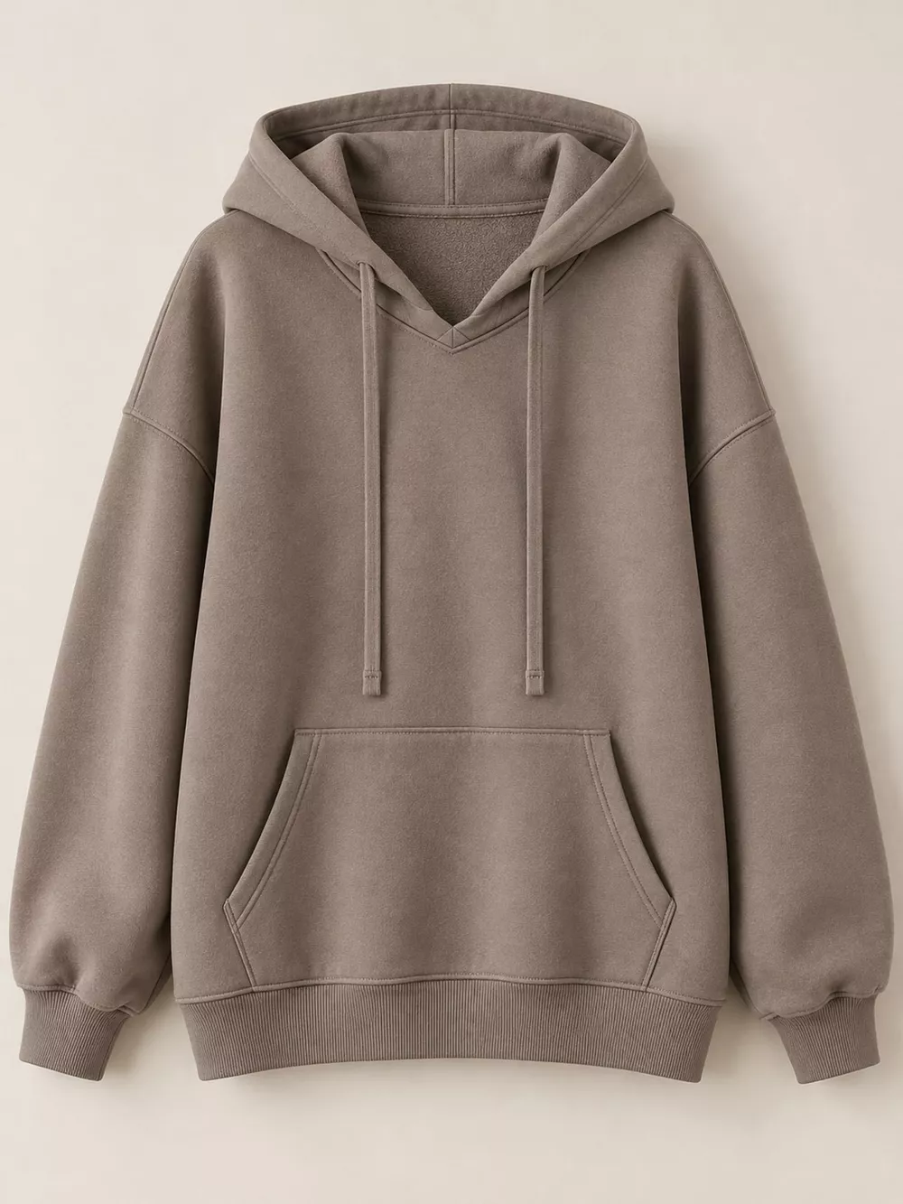 Drawstring Dropped Shoulder Hoodie, image 16