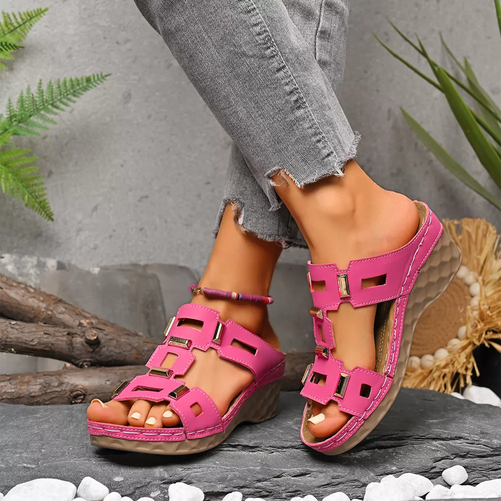 Open Toe Wedge Sandals, image 11