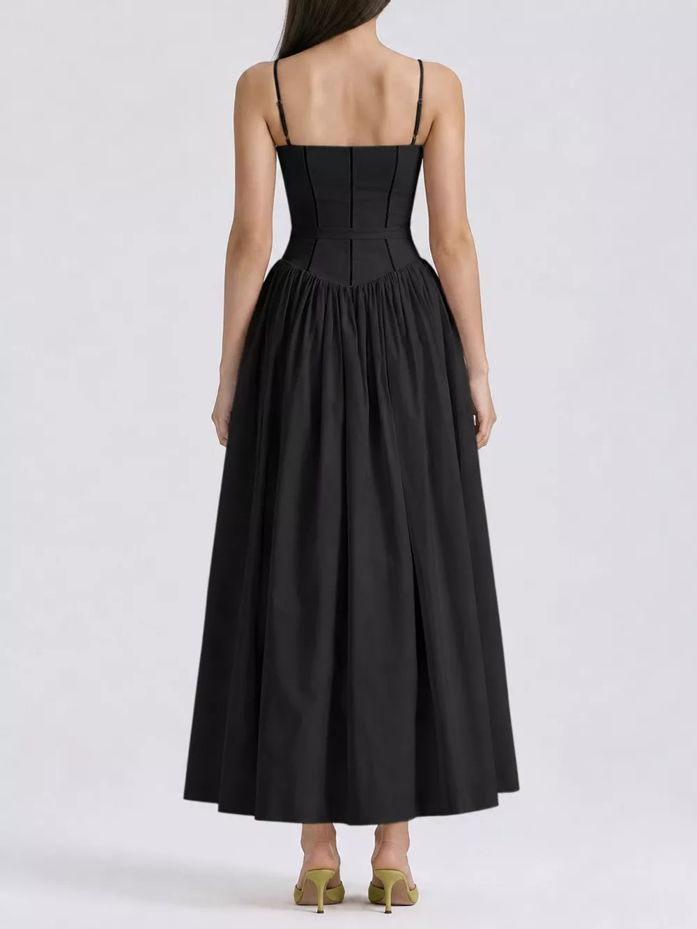 Floral Spaghetti Straps Midi Dress, image 12