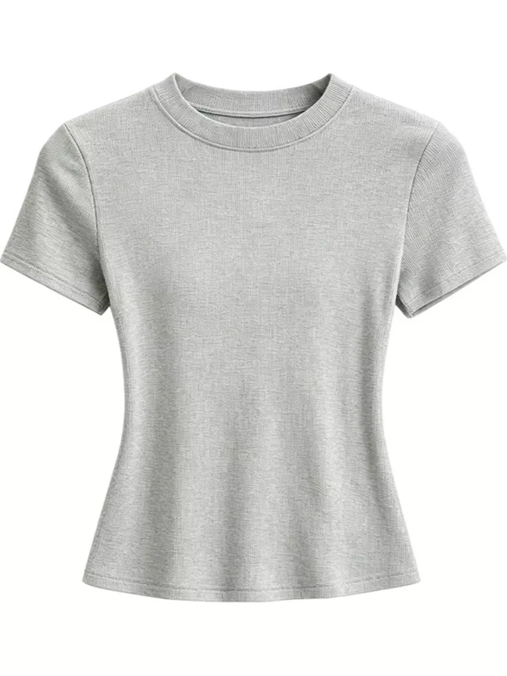 Slim-Fit Crew Neck Basic T-Shirt, image 19