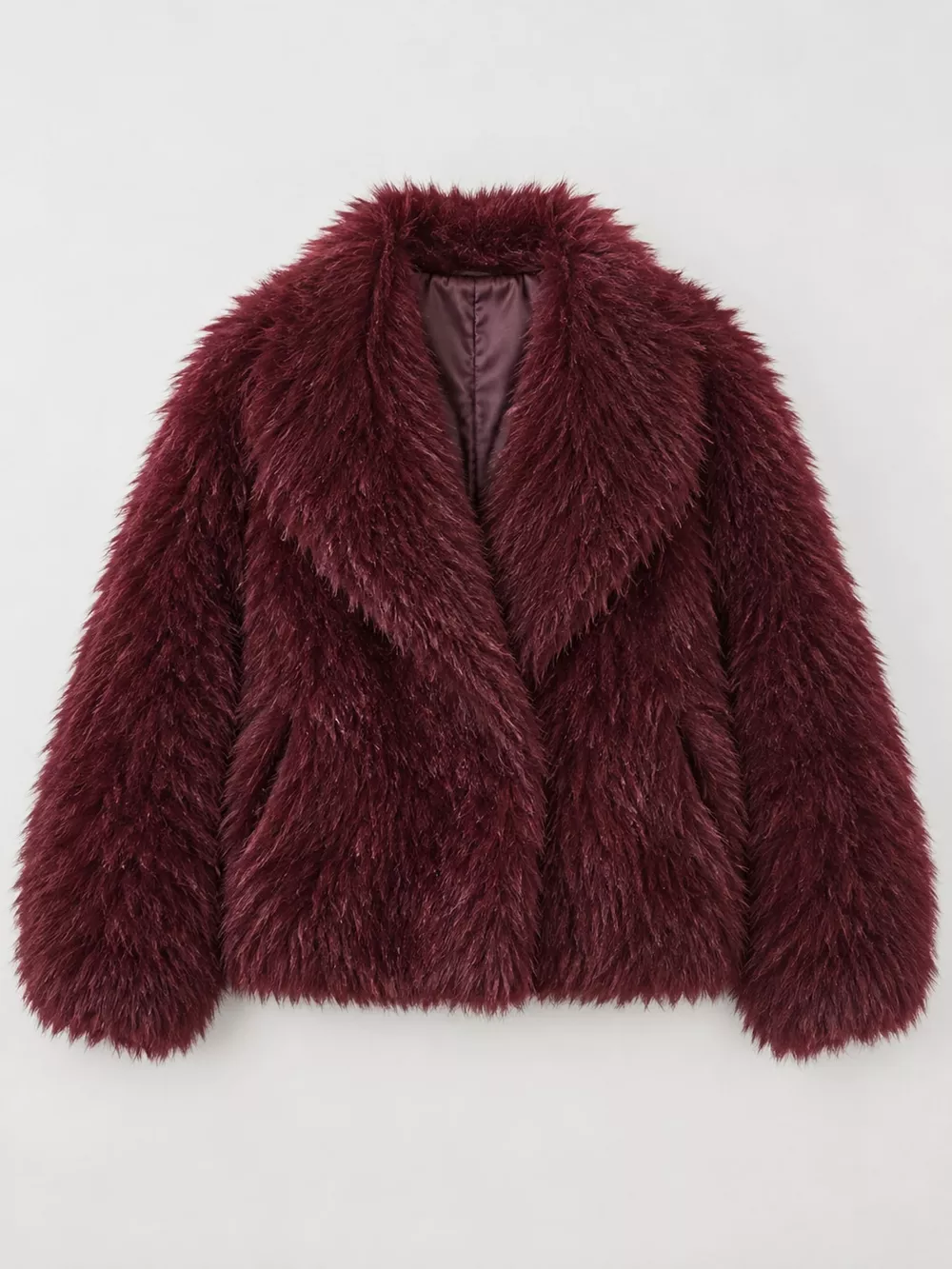 Faux Fur Open-Front Cropped Outerwear, image 13