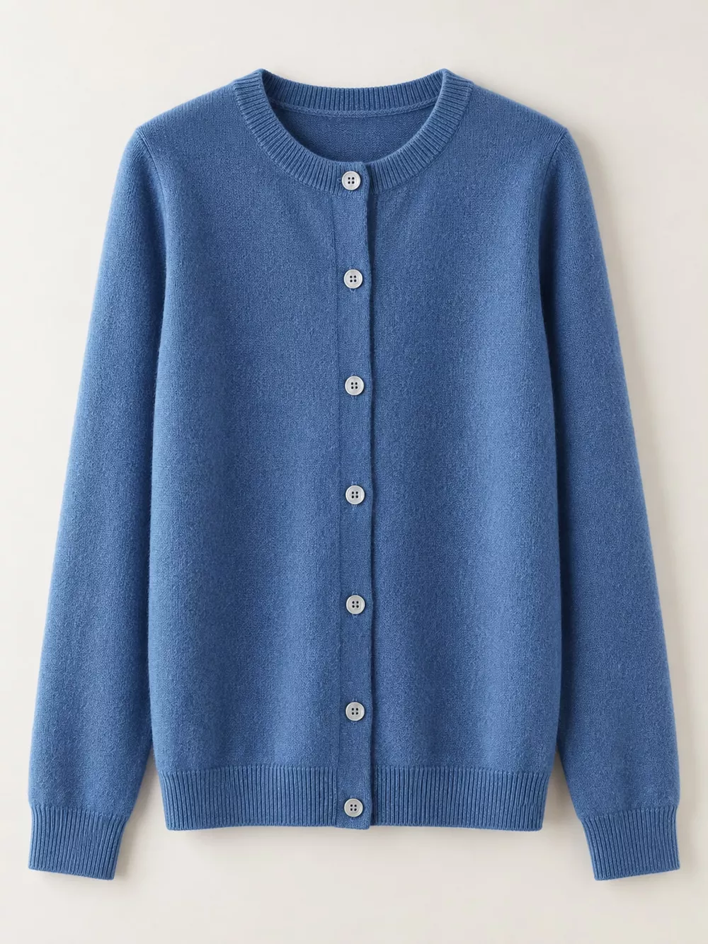 Classic Crew Neck Knit Cardigan, image 39