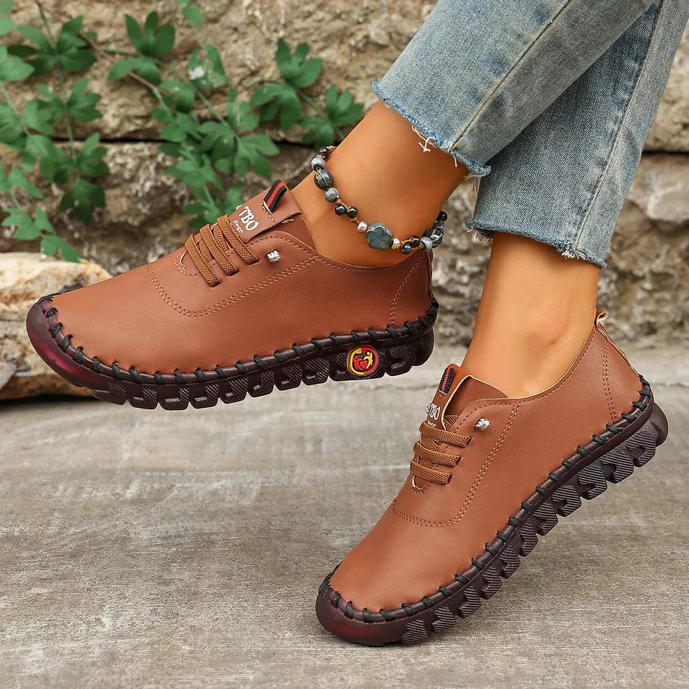 Round Toe Lace Up Sneakers, image 20