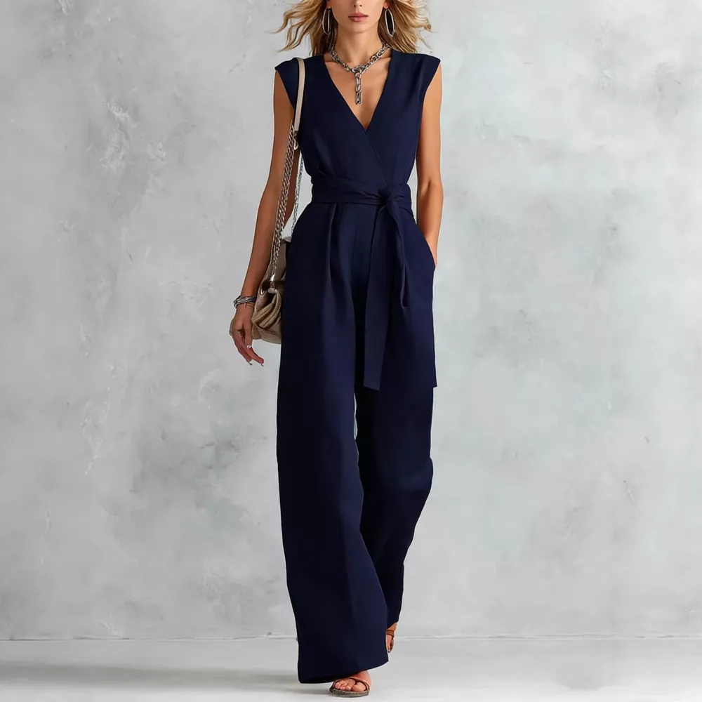 Sleeveless Wide Leg Jumpsuit, image 10