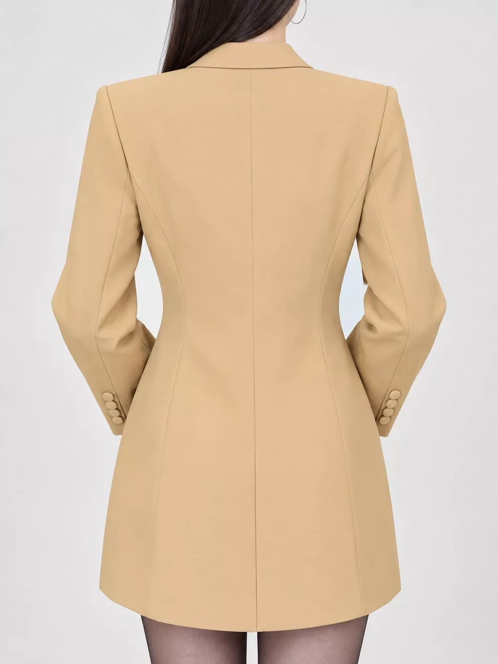 Full Size Double-Breasted Slim-Fit Blazer Plus Size, image 21