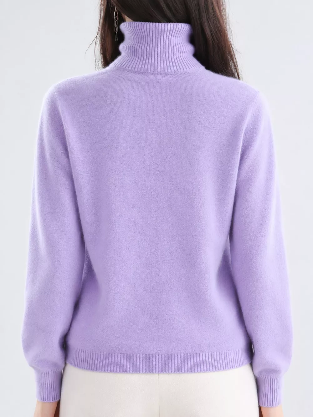 Full Size Turtleneck Long Sleeve Sweater Plus Size, image 58