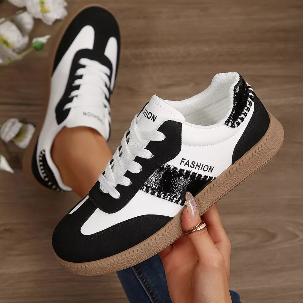 Lace-Up Flats Sneakers, image 4