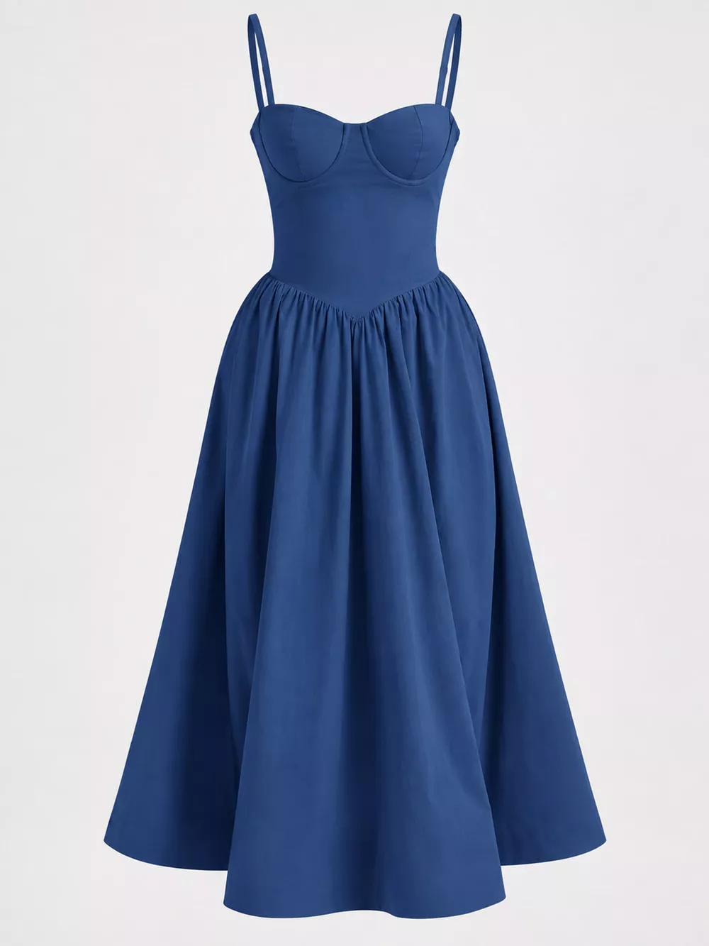 Sweetheart Neck Midi Cami Dress, image 14