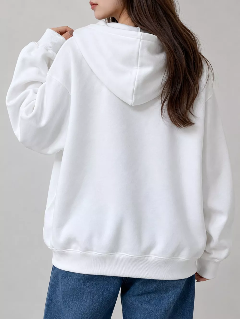 Letter Graphic Long Sleeve Hoodie, image 13